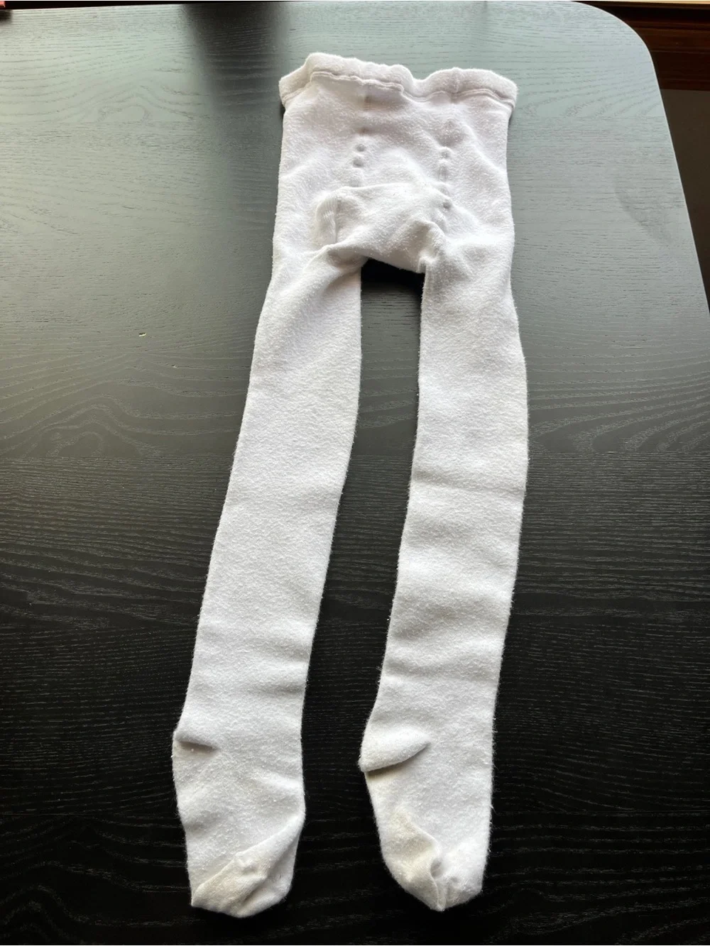 Tights white knit